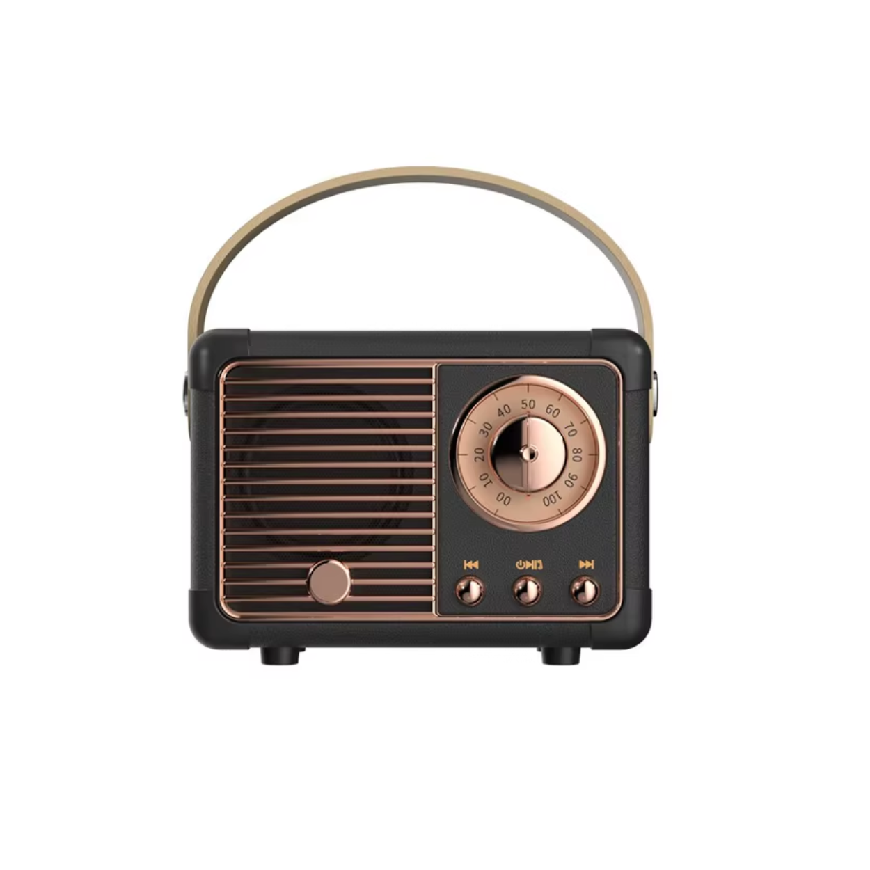Tragbarer Vintage Bluetooth-Lautsprecher