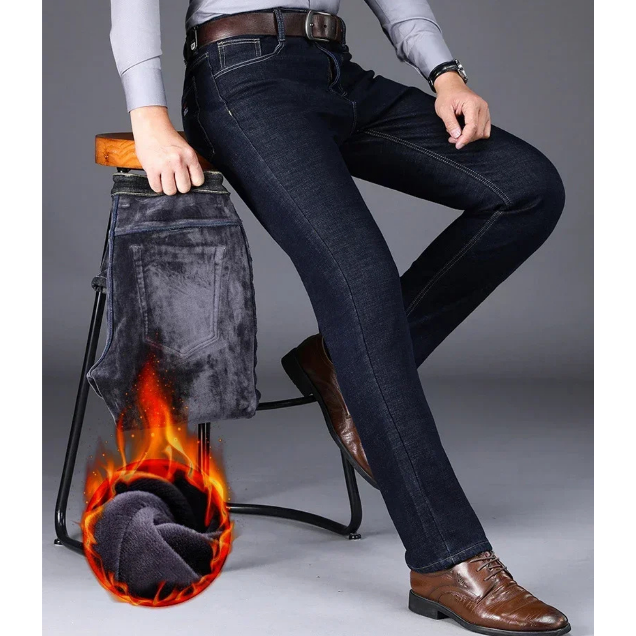 Warme und elegante Winterjeans für Damen