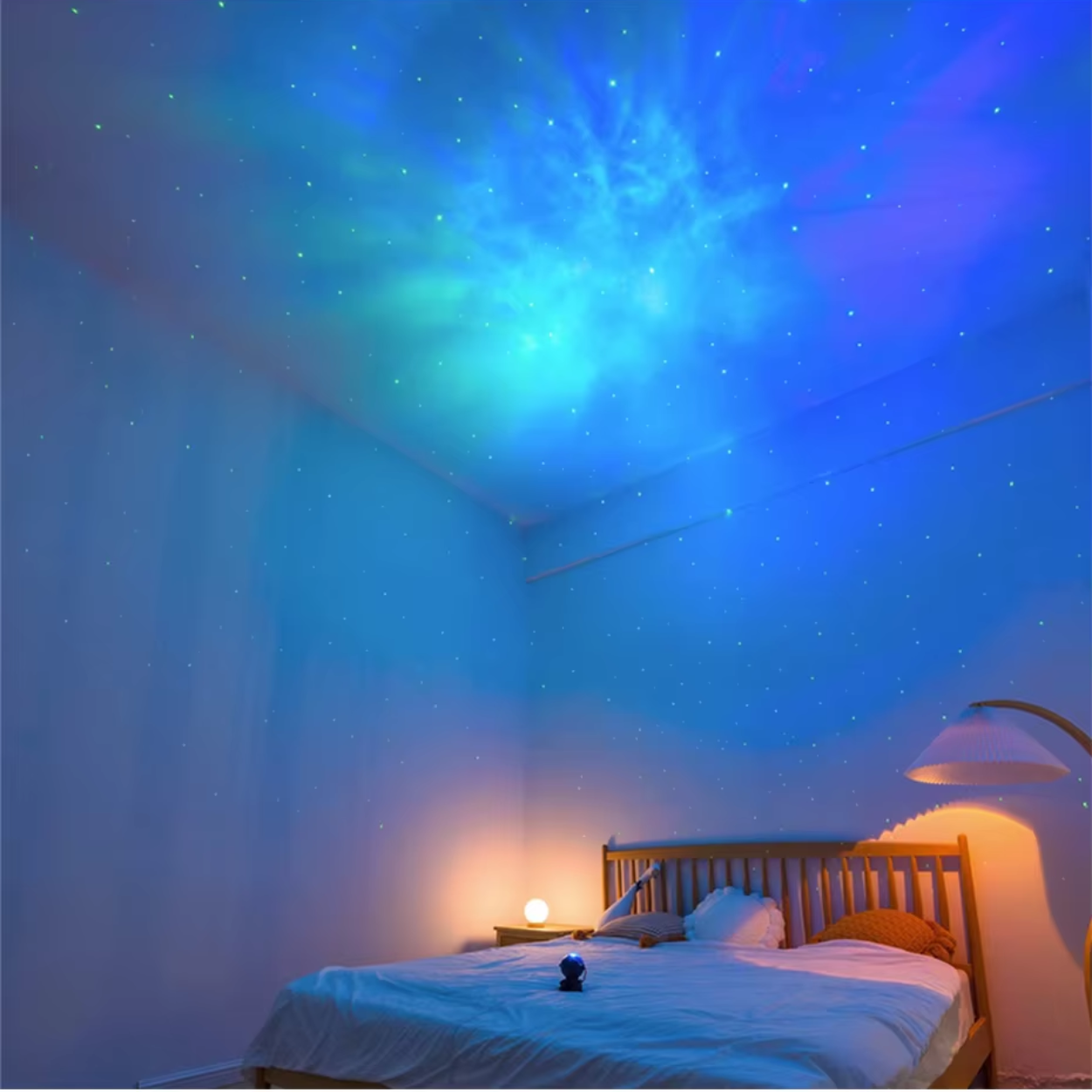 LED-Projektorlampe mit Astralem Design