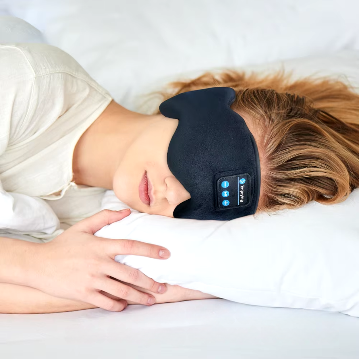 Schlafmaske mit Geräuschunterdrückung und Bluetooth