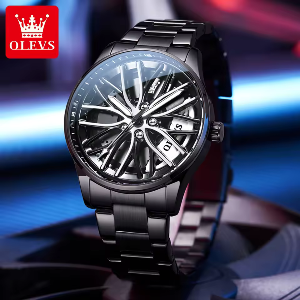 Elegante Herrenuhr Chronograph Sport