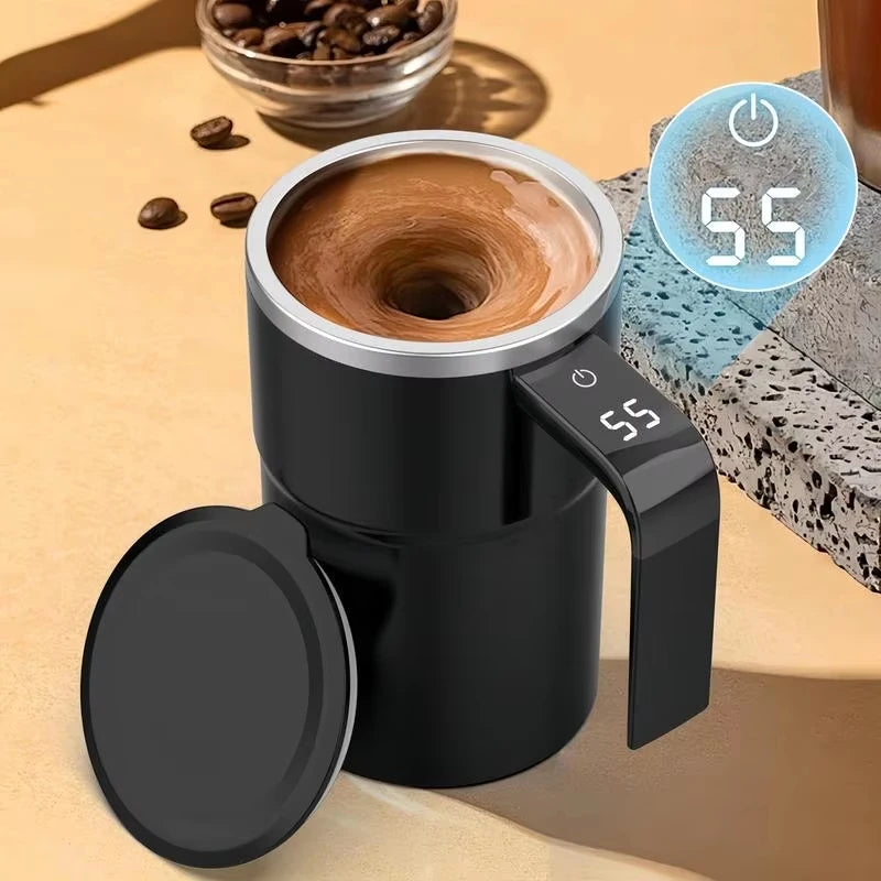 Tasse Café Intelligente avec Mélangeur et Affichage Température - Foivo