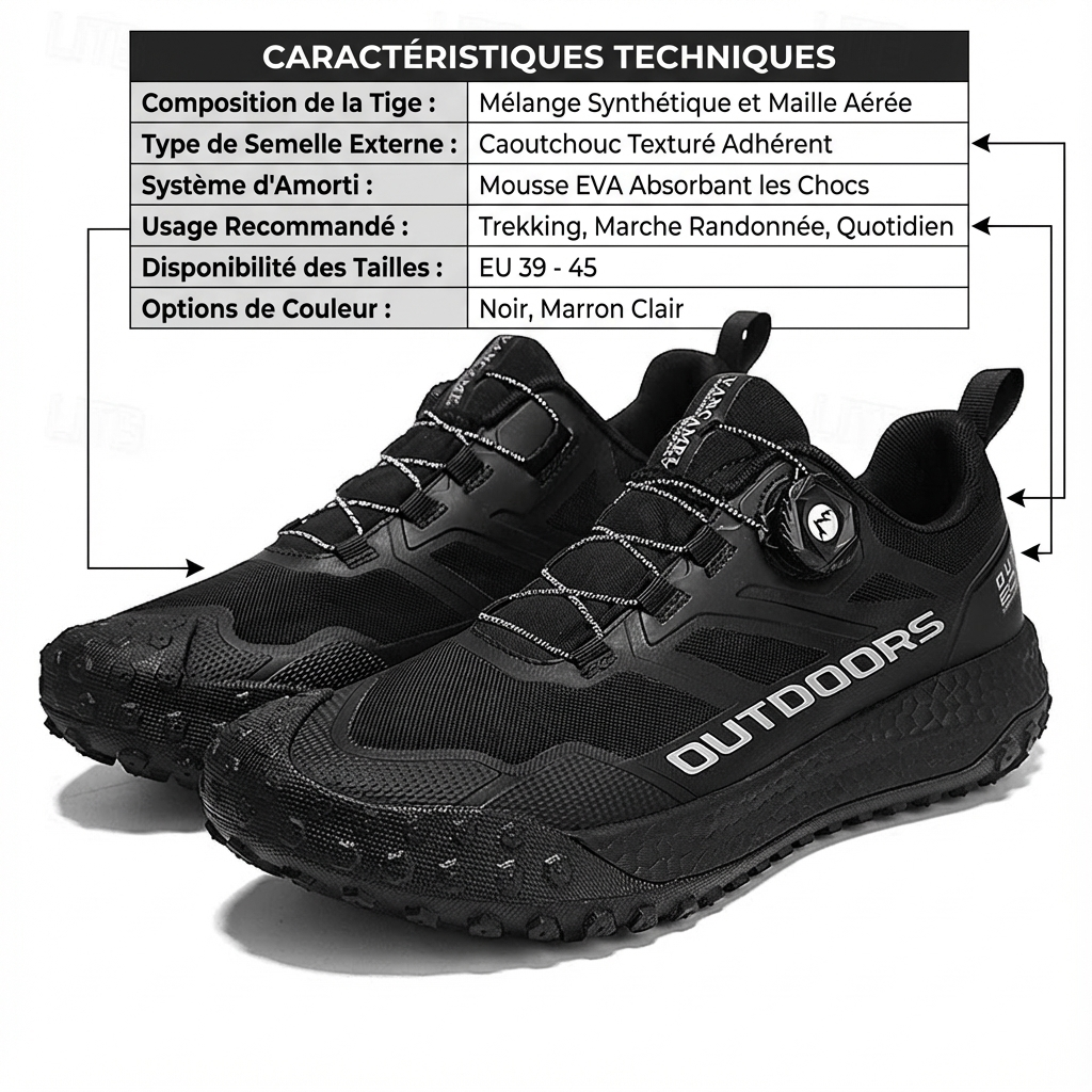 Marcherelle™ – Leichte und rutschfeste Wanderschuhe