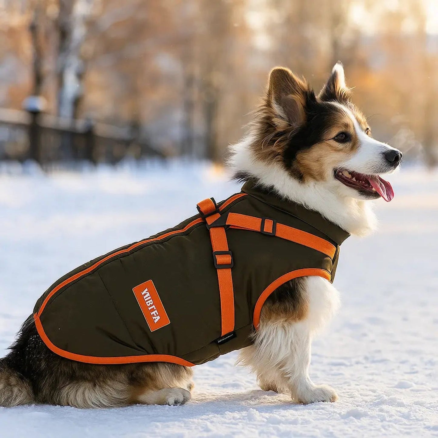 Weicher und Wasserdichter Wintermantel für Hunde