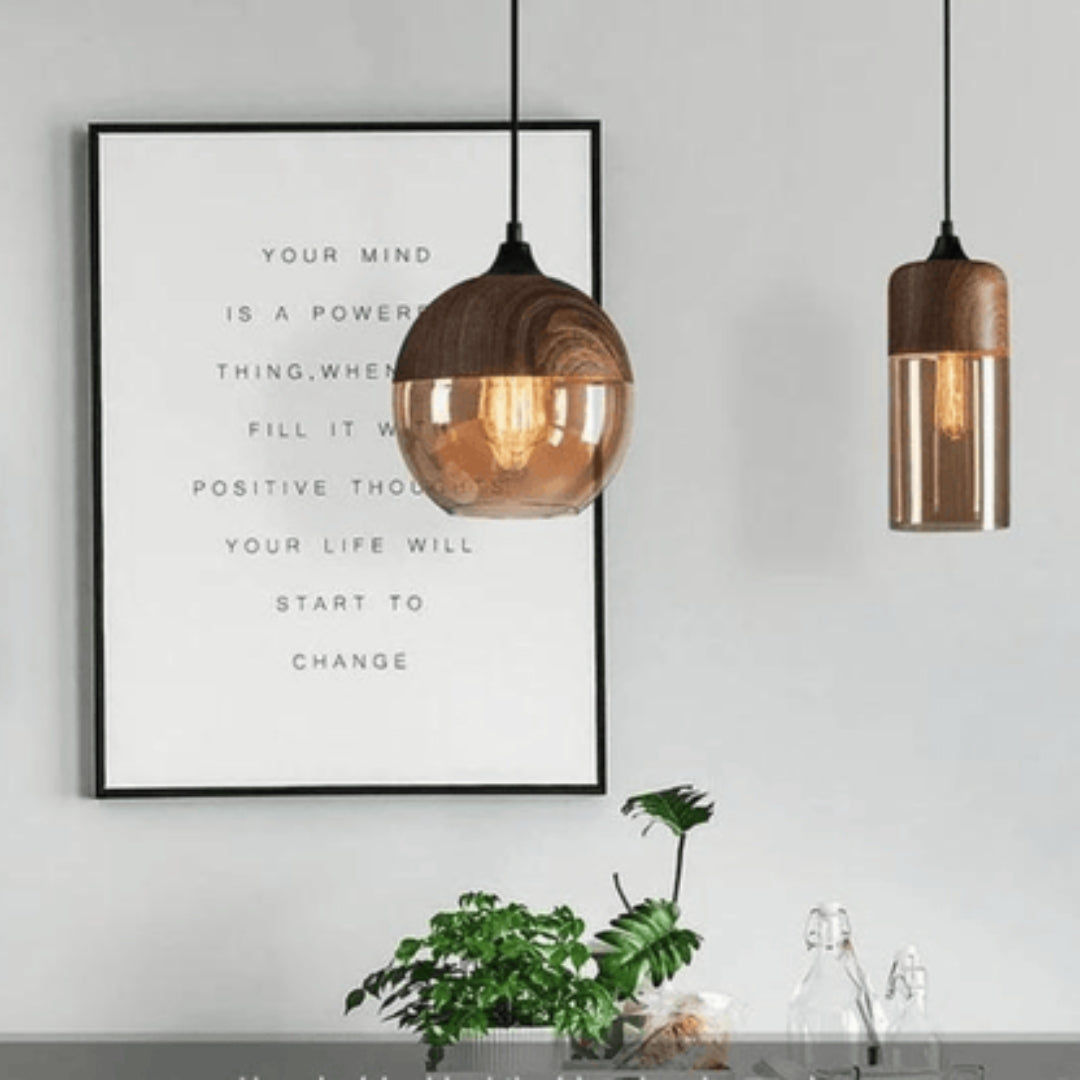 Deckenlampe Holz Nordisches Design