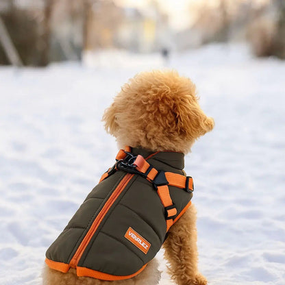 Weicher und Wasserdichter Wintermantel für Hunde