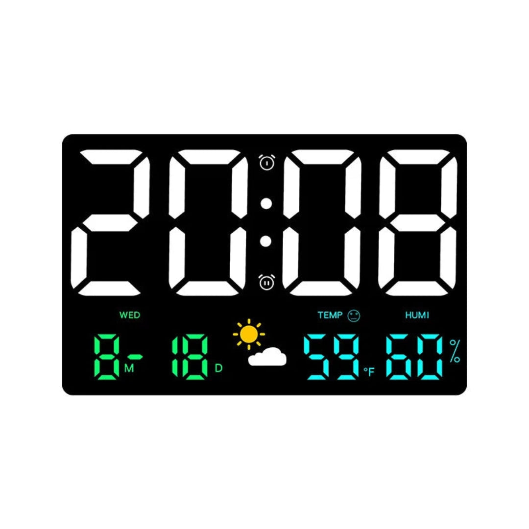 Moderne Digitale LED-Wanduhr
