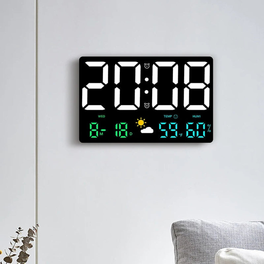 Moderne Digitale LED-Wanduhr