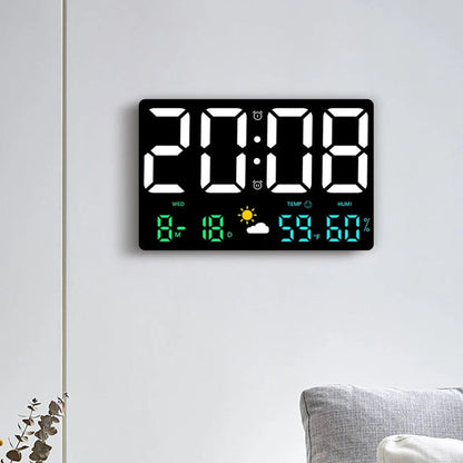 Moderne Digitale LED-Wanduhr