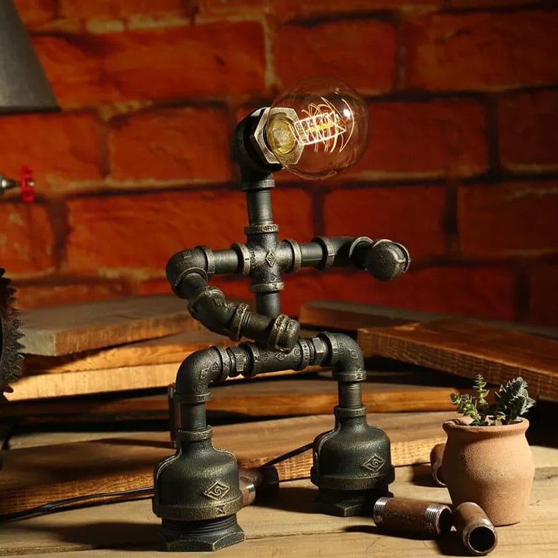 Futuristische Schreibtischlampe Roboter