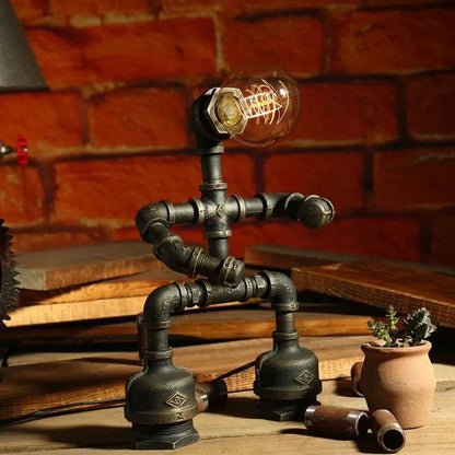 Futuristische Schreibtischlampe Roboter