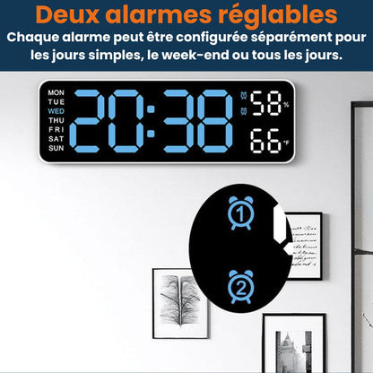 Moderne Digitale LED-Wanduhr