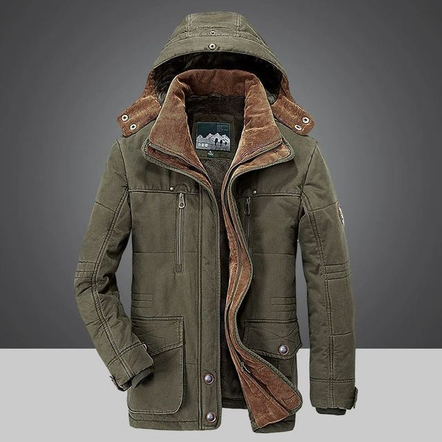 Warme Herren-Parka für den Winter