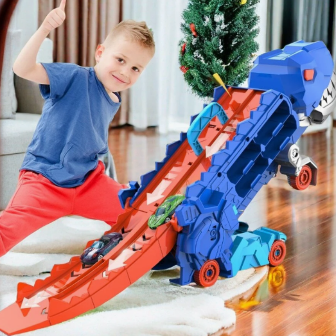 Spielzeug Dinosaurier-LKW Rennstrecke