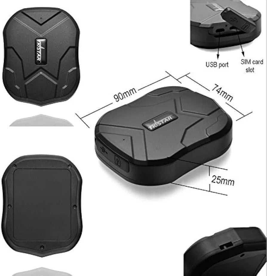 Diskreter und wasserdichter 4G-GPS-Tracker fürs Auto