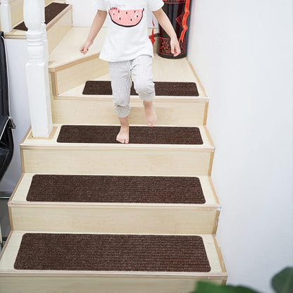 Rutschfeste Treppenläufer Selbsthaftend - 15er Set