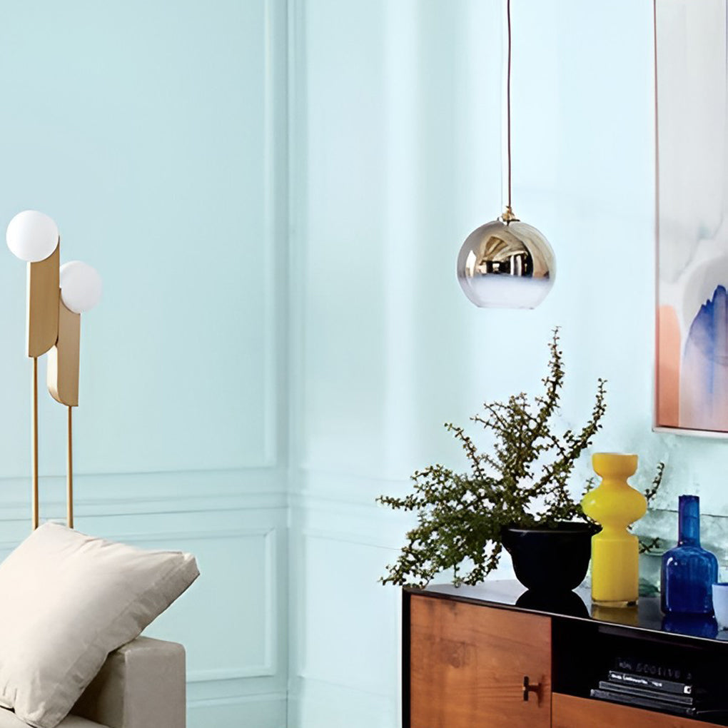 Hängelampe aus Glas mit LED für Wohnzimmer und Küche