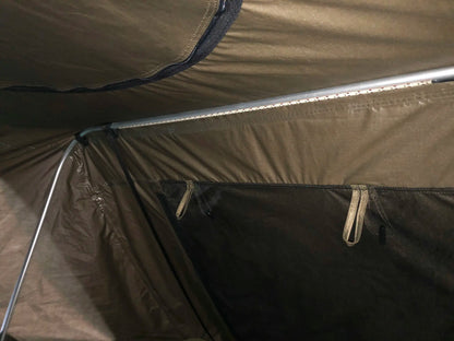4-Personen-Dachzelt für Familiencamping