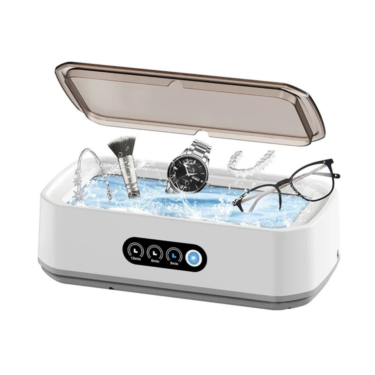 Nettoyeur Ultrason 650ml pour Bijoux et Prothèses Dentaires - Marcherelle