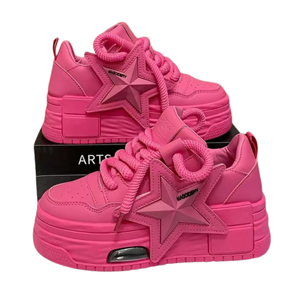 Modische Plateau-Sneaker für Damen