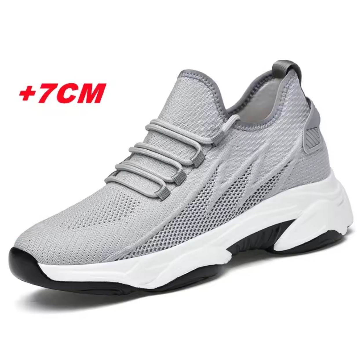 Sportliche Schuhe mit Dezenter +7 cm Erhöhung