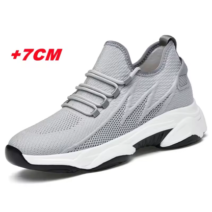 Sportliche Schuhe mit Dezenter +7 cm Erhöhung