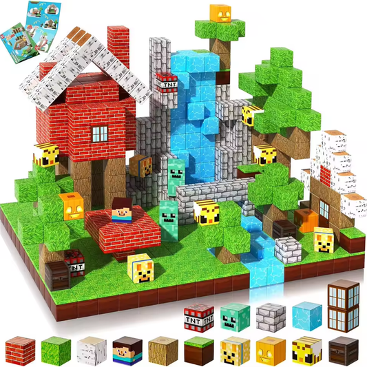 Blocs de Construction Magnétiques Jeu d'Architecture Enfants - Marcherelle