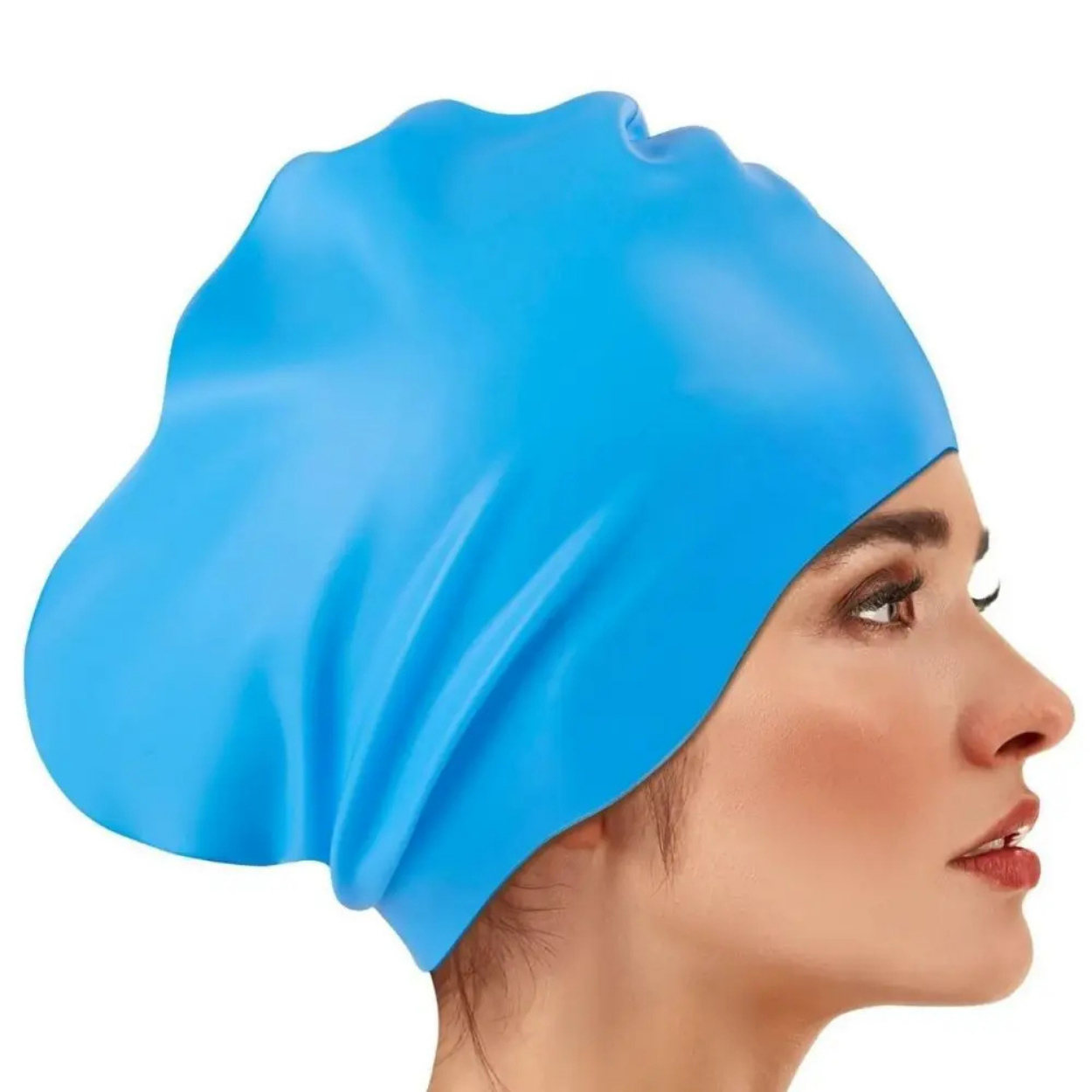 Großes Badekappe für Lange Haare