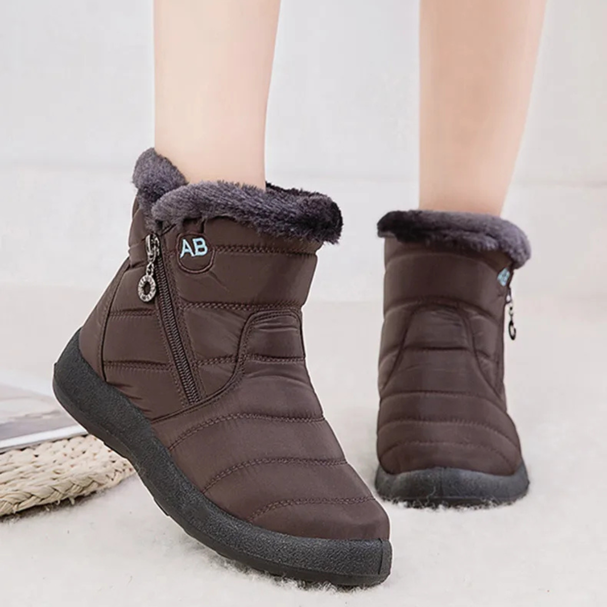 Warme und wasserdichte Winterstiefel