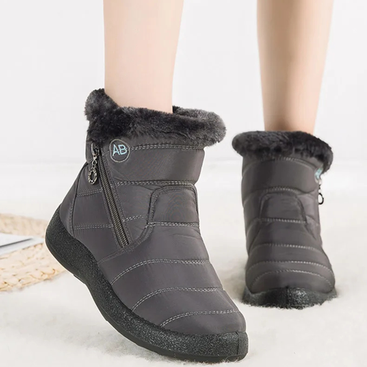 Warme und wasserdichte Winterstiefel