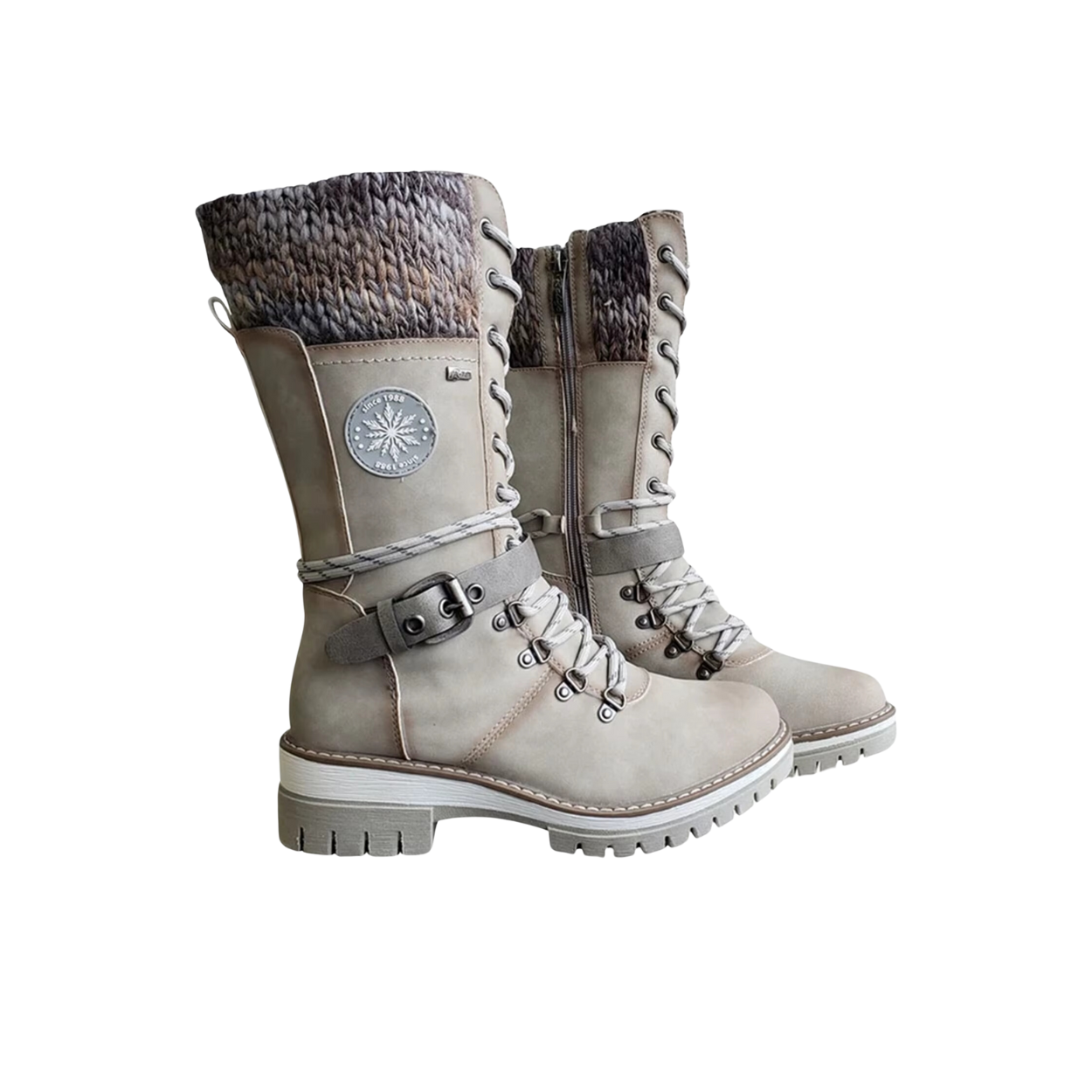 Wasserdichte, warme Winterstiefel bis zur Wade