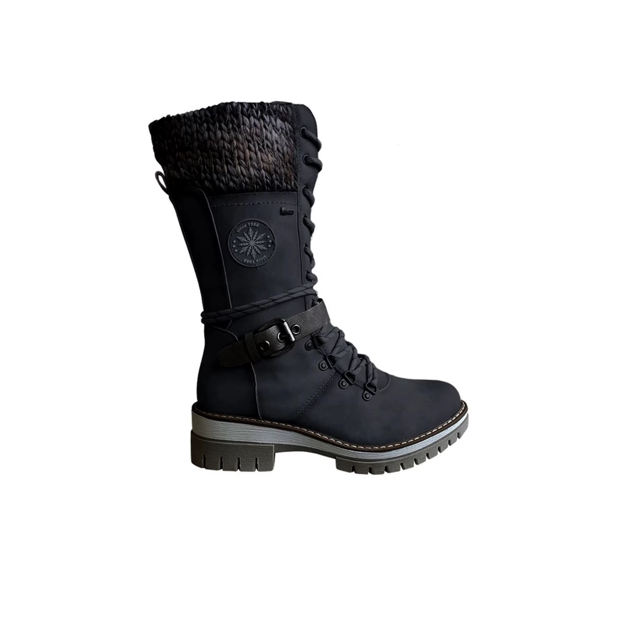 Wasserdichte, warme Winterstiefel bis zur Wade