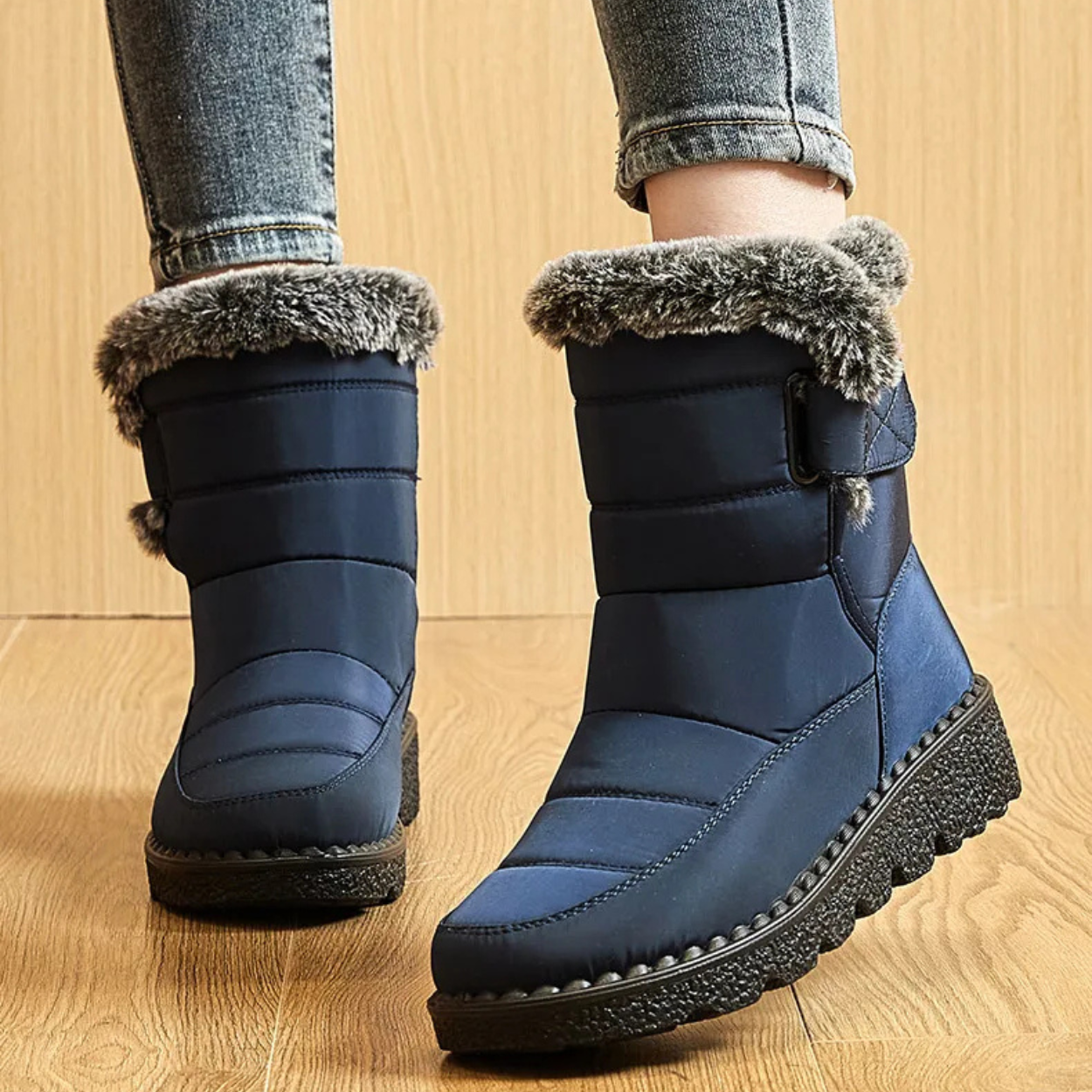 Wasserdichte, beheizbare und bequeme Schneestiefel
