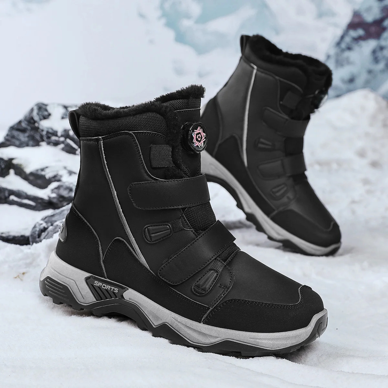 Warme und wasserdichte Winterstiefel für Damen und Herren