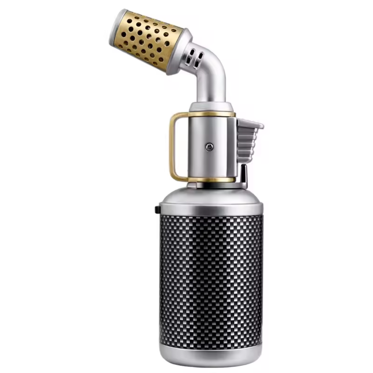 Multifunktionales Gas-Feuerzeug mit einstellbarem Brenner