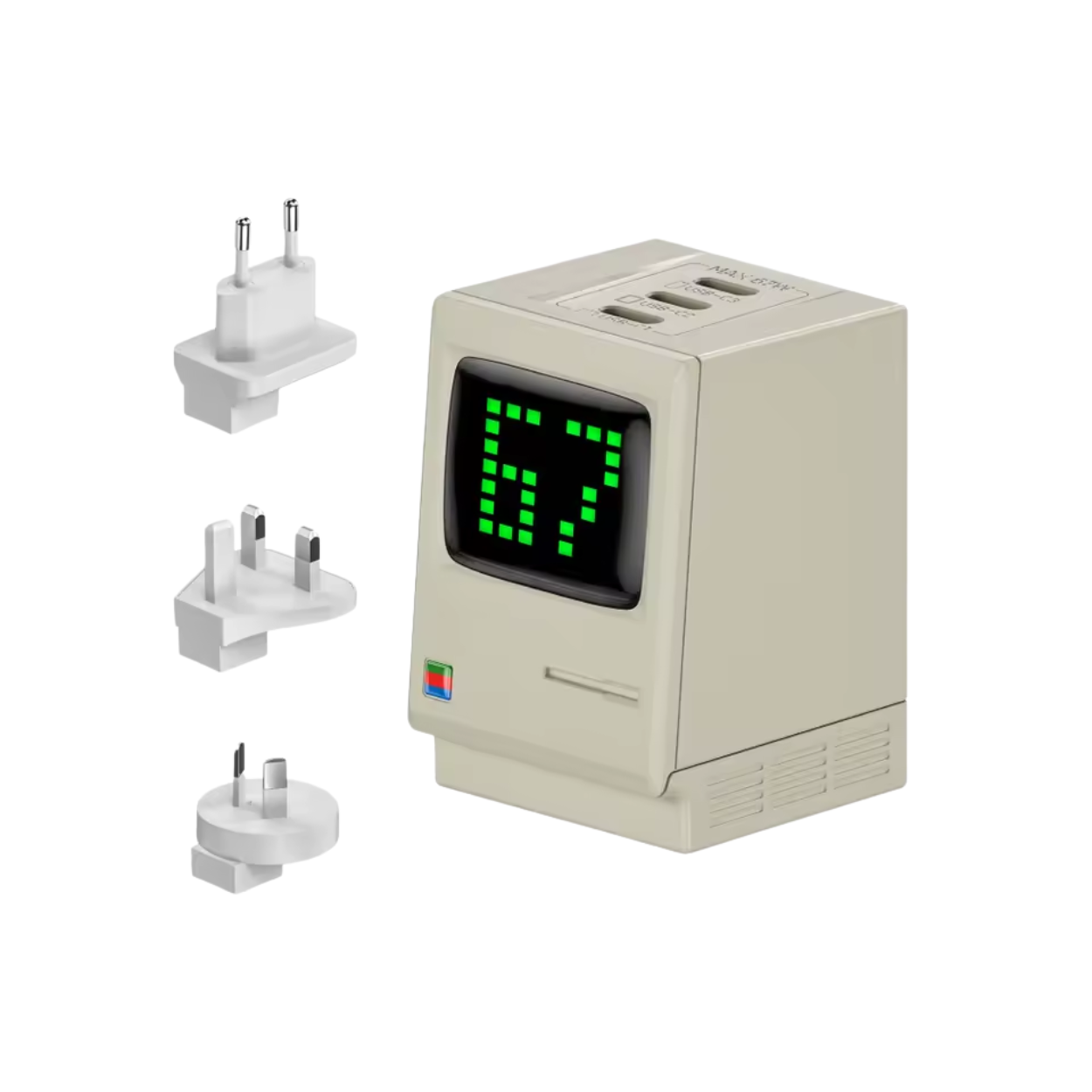 Retro Vintage Smartphone-Ladegerät 67W