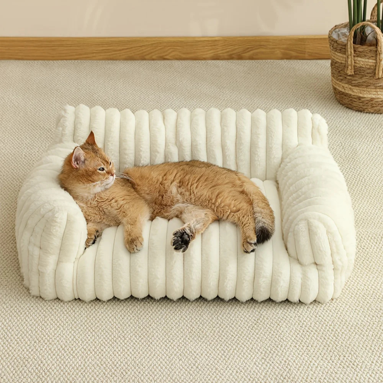 Orthopädisches und komfortables Katzenbett