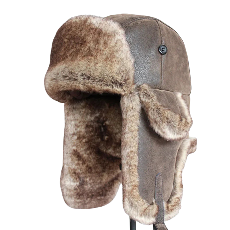 Warme und bequeme Wintermütze mit Ohrenschützern