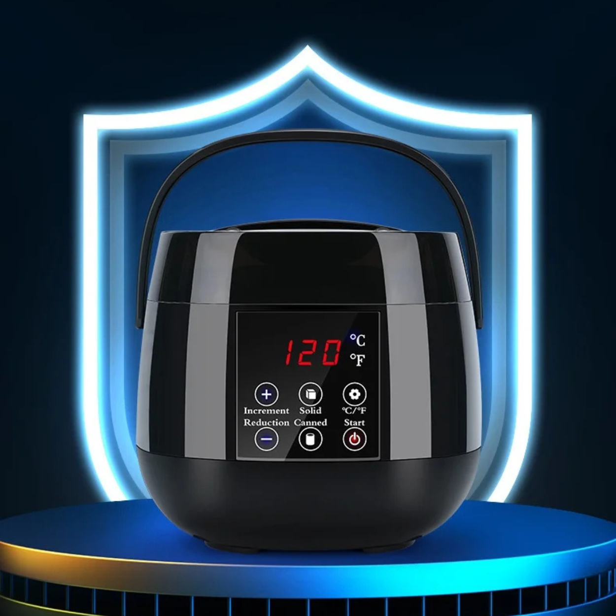 Professioneller elektrischer Wachserhitzer 500ml, schnell