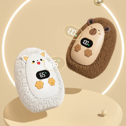 Weiche beheizbare Plüschhandschuhe