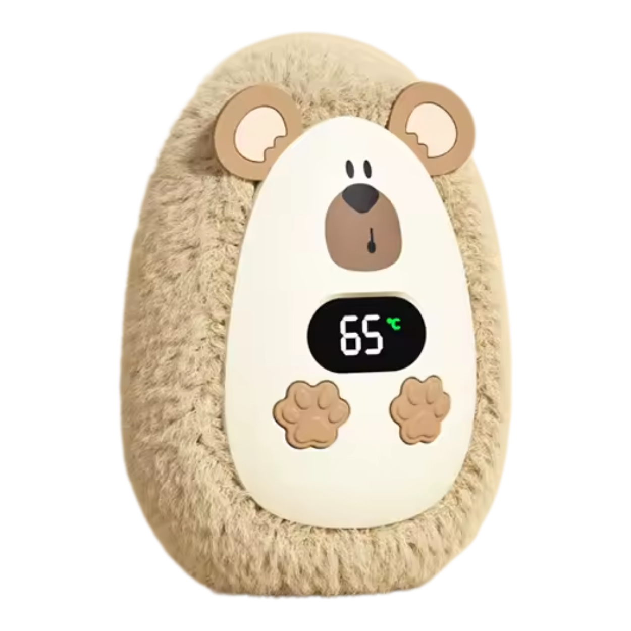 Weiche beheizbare Plüschhandschuhe