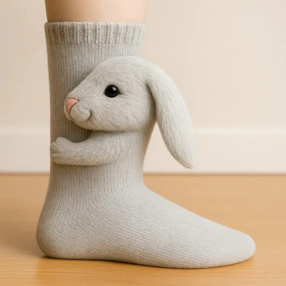 Bunte und lustige Tiermuster-Socken