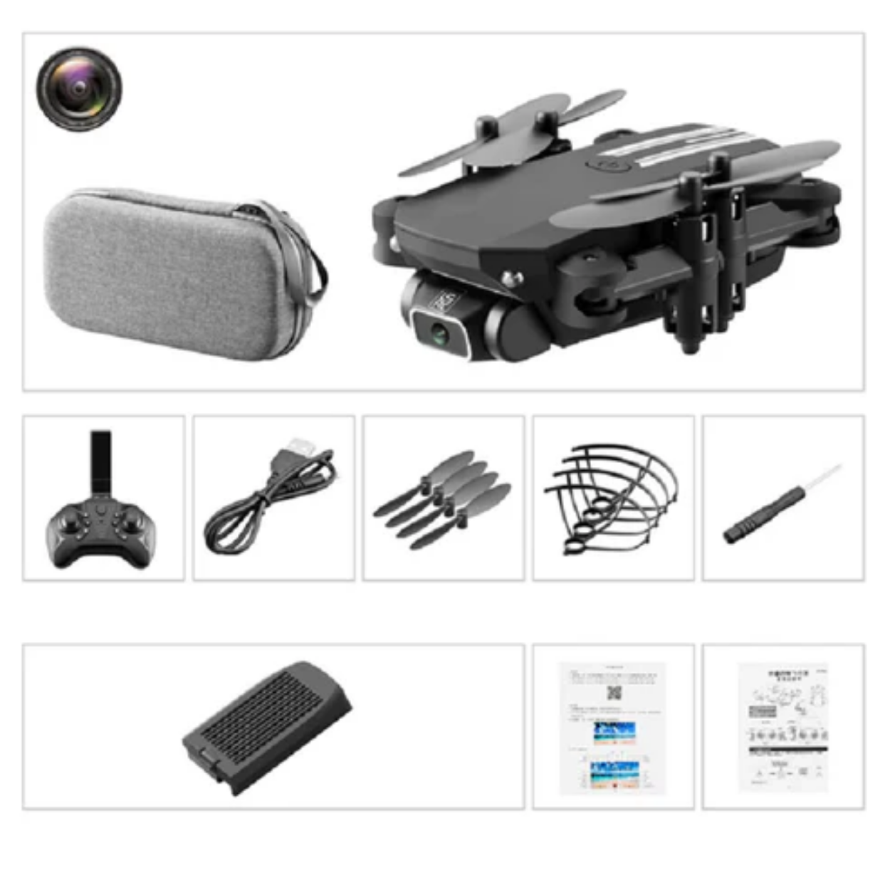 Mini 4K WiFi Drohne mit tragbarer HD-Kamera