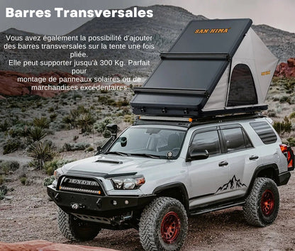 Dachzelt mit hoher Steifigkeit für komfortables Camping