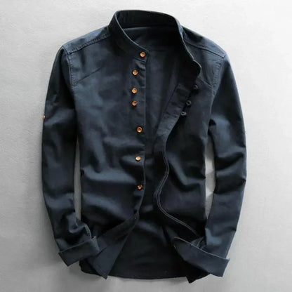 Japanisches Herrenhemd mit Drachen-Print