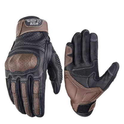 Gants Moto Classiques en Cuir - Santeova