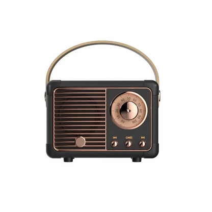 Tragbarer Vintage Bluetooth-Lautsprecher