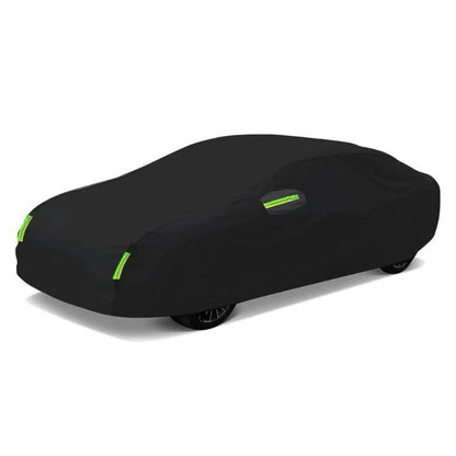Wasserdichte Autoabdeckung mit Sicherheitsstreifen und Sonnenschutz