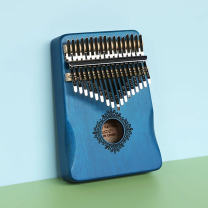 Tragbare 17-Tasten Holz-Kalimba mit Daumenklavier