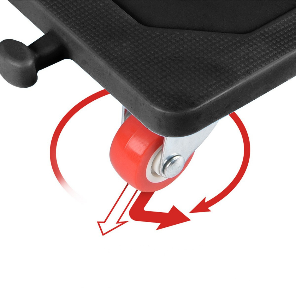 Möbeltransportrollen mit Hebe-Set